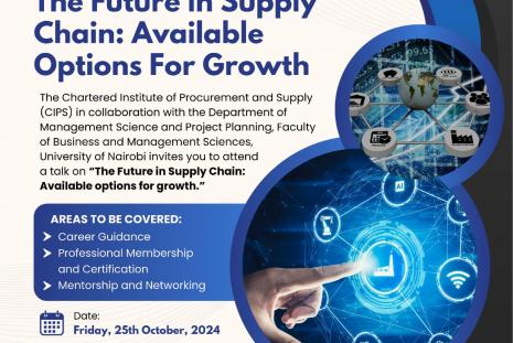 The Future in Supply Chain : Available options for growth