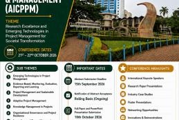 8th Annual International Conference on Project Planning and Management (AICPPM) 2026